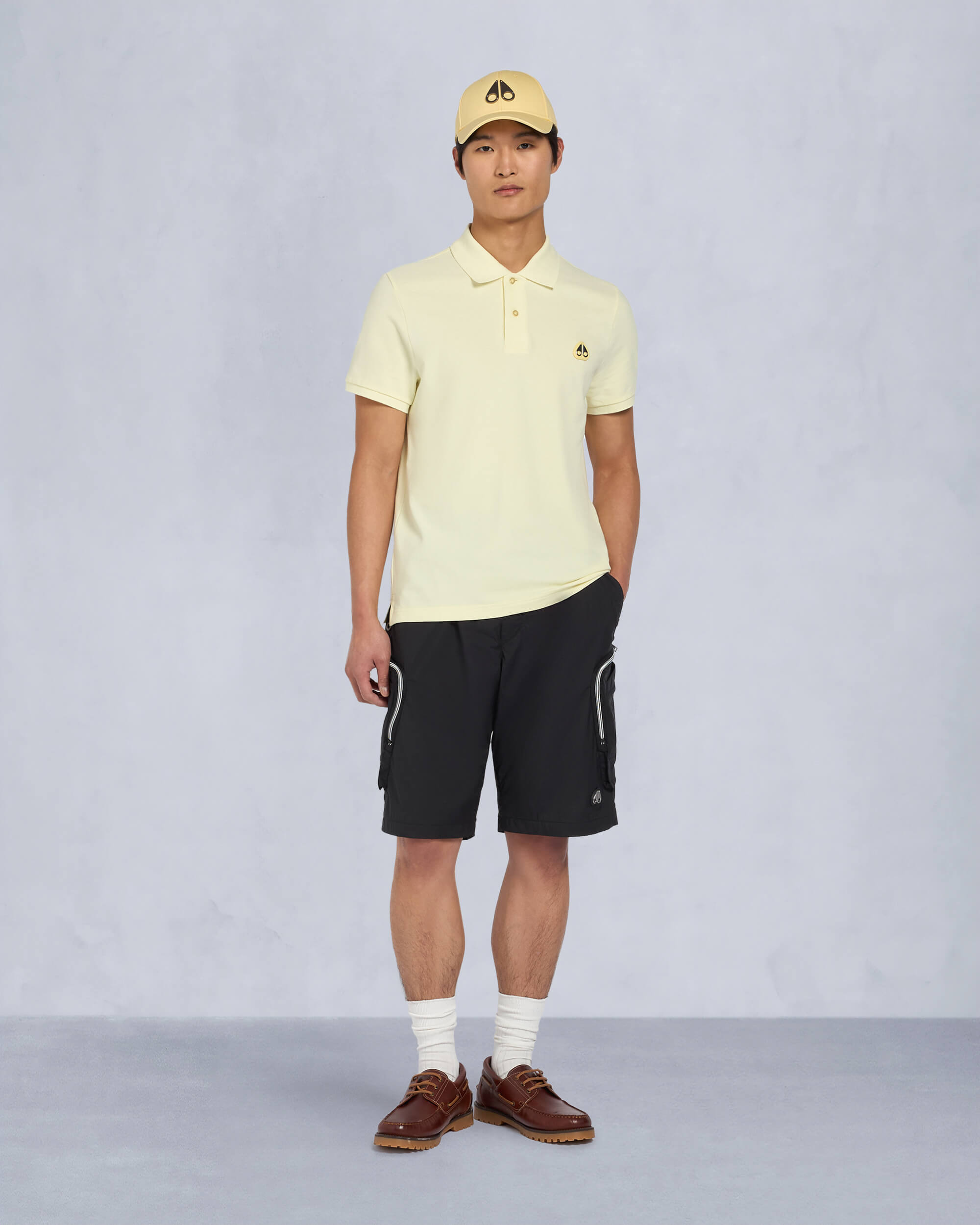 Moose Knuckles Mens Everett Polo BEAM M34MT712 Front Category