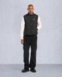 Moose Knuckles Mens Granite Down Hybrid Vest Black M34MV452 Front Category