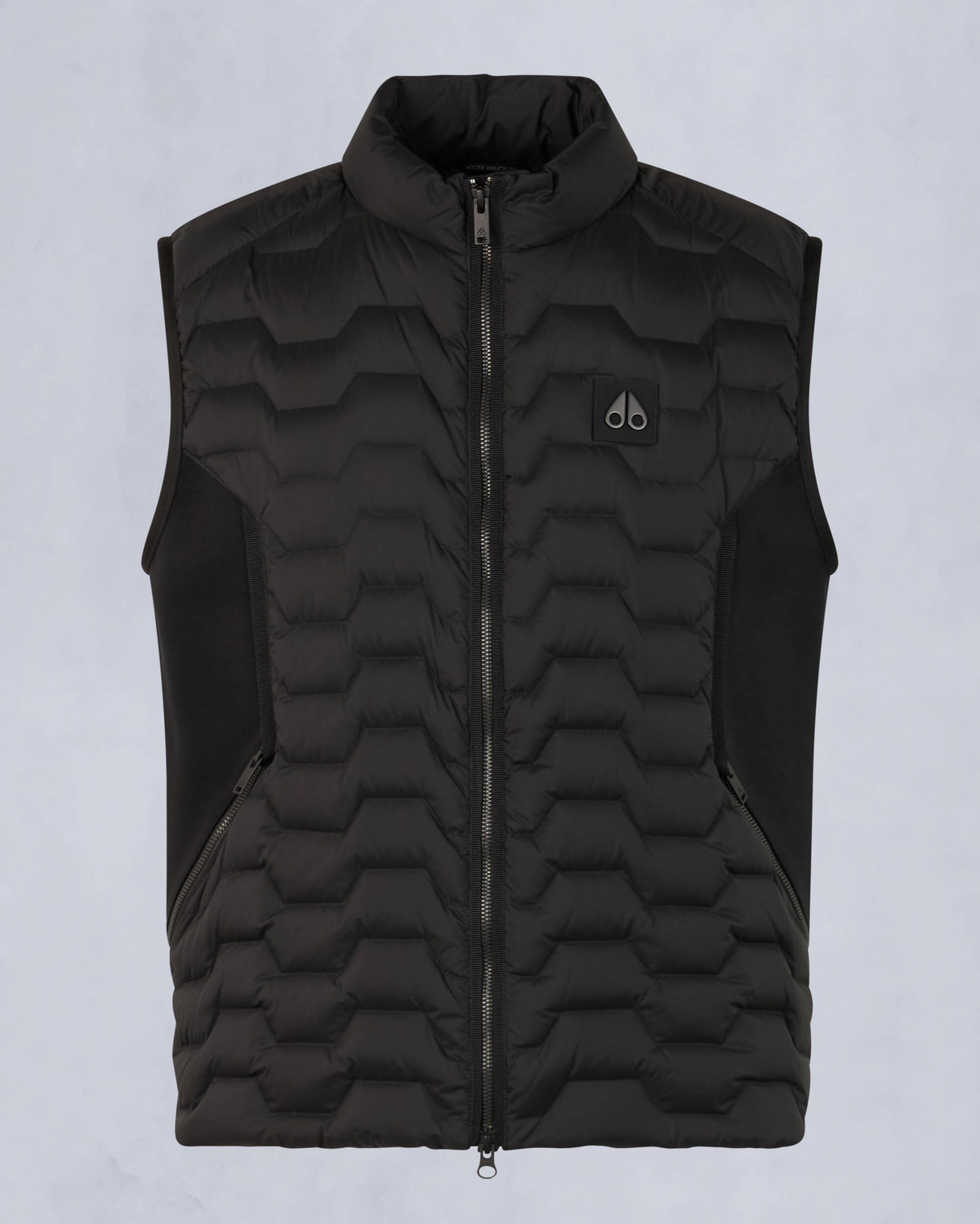 Moose Knuckles Mens Granite Down Hybrid Vest Black M34MV452 - GM