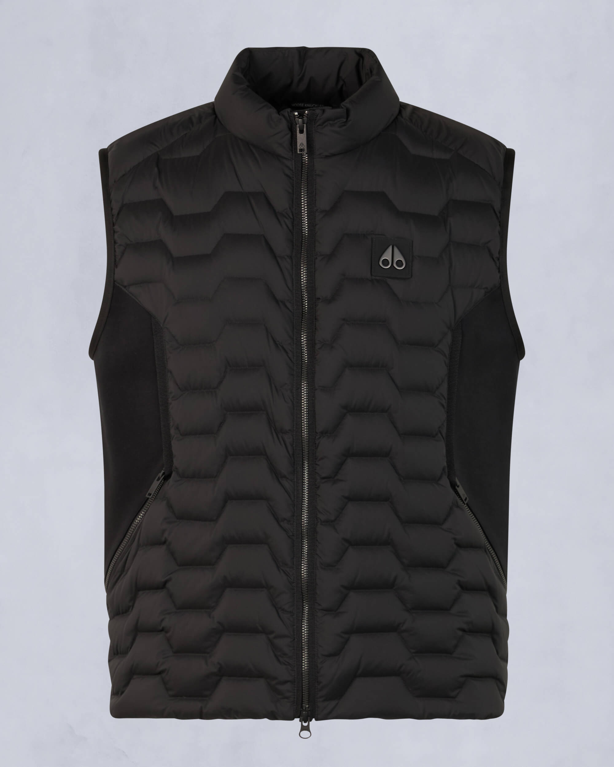 Moose Knuckles Mens Granite Down Hybrid Vest Black M34MV452 - GM