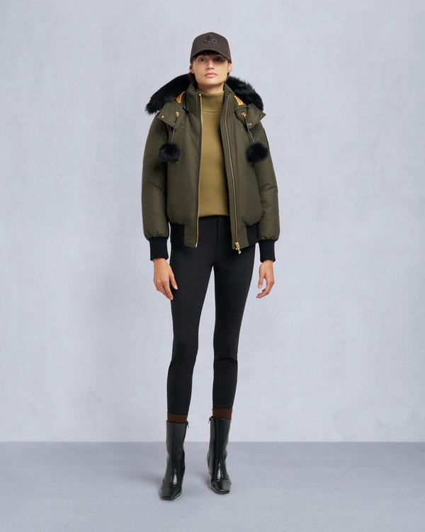 Moose Knuckles - M35LB002GS - Gold Series Original Sainte Flavie Bomber Jacket - WOMENS -  - Front Category