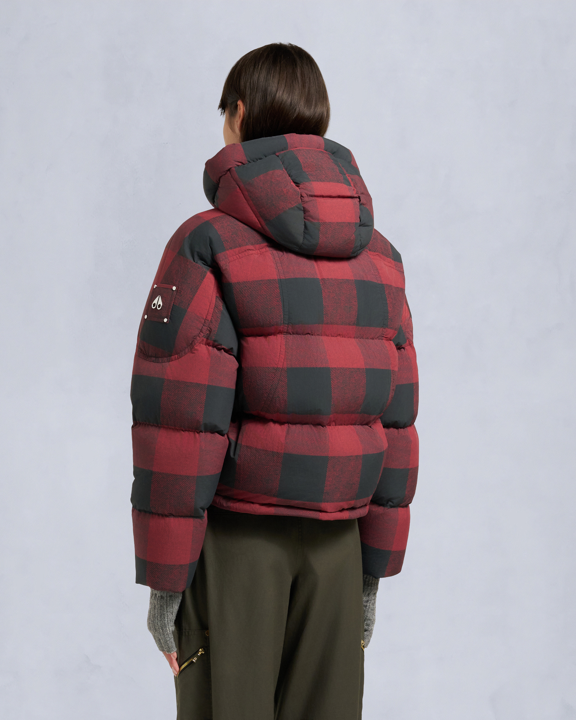 Moose Knuckles Womens Akai Cropped Puffer  M35LJ130H Back