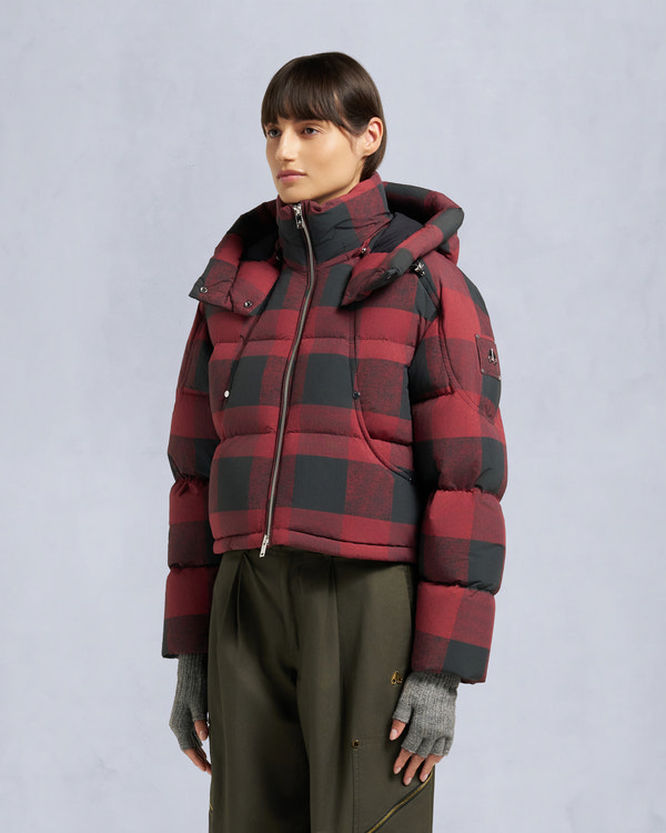 Moose Knuckles Womens Akai Cropped Puffer  M35LJ130H Front