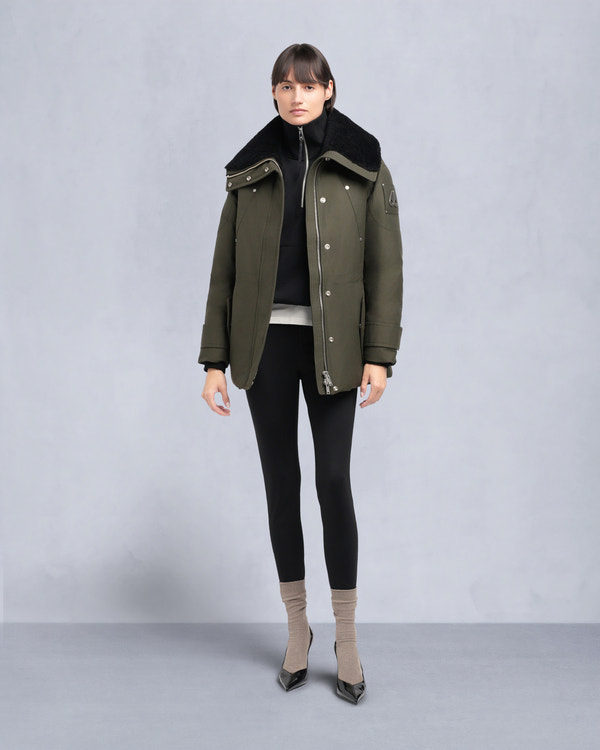 Moose Knuckles - M35LJ133S - Original Aurora Shearling Trim Jacket - WOMENS -  - Front Category