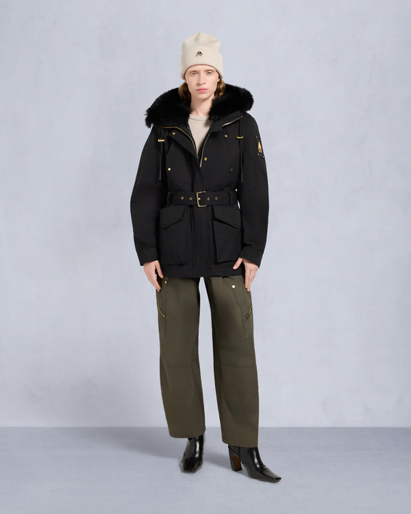 Moose Knuckles - M35LJ152GS - Gold Series Nova Shearling Trim  Jacket - WOMENS -  - Front Category