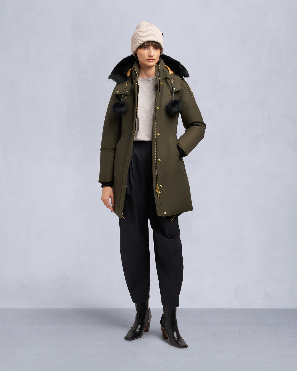 Moose Knuckles - M35LP203GS - Gold Series Original Stirling Shearling Trim Parka  - WOMENS -  - Front Category
