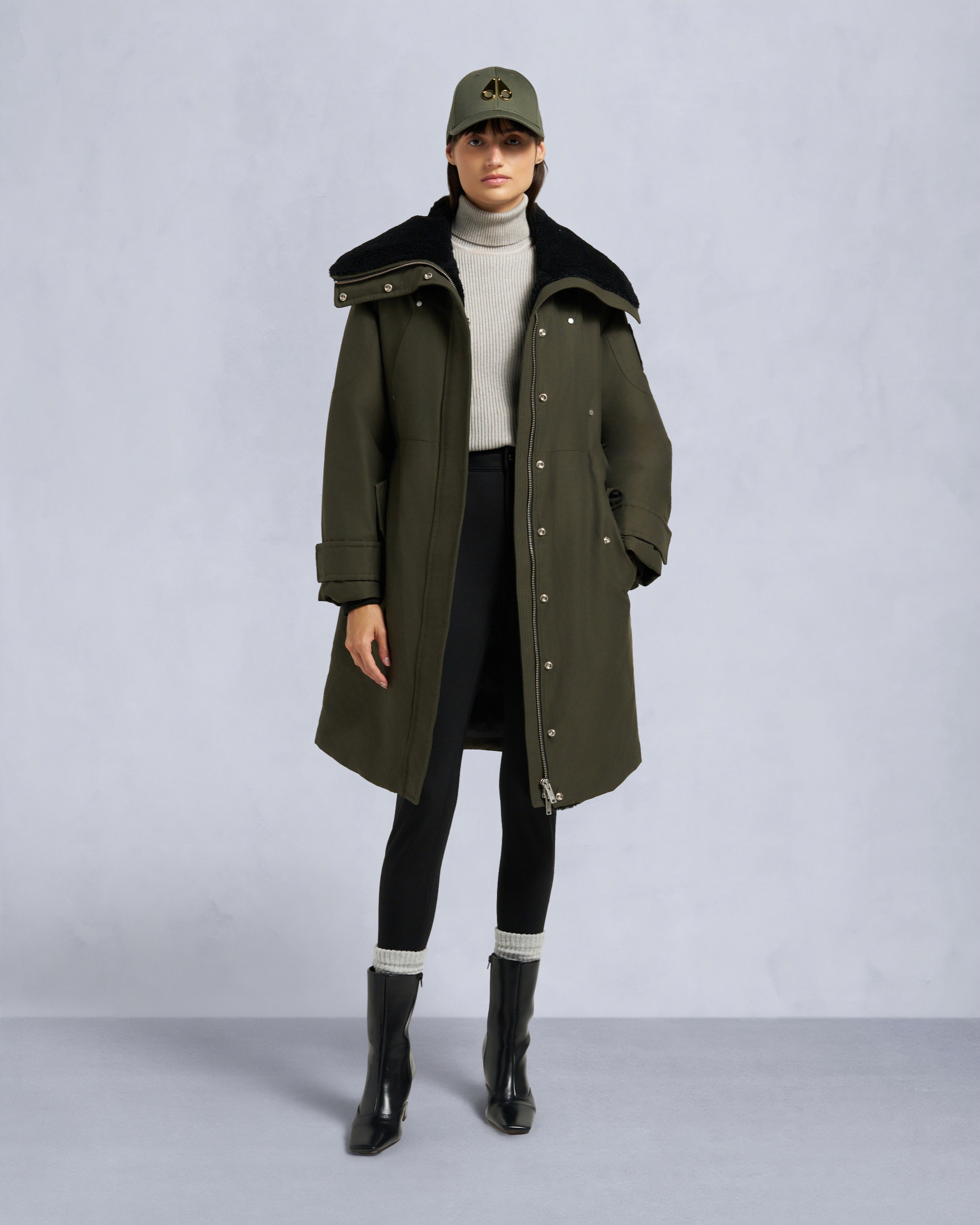 Moose Knuckles - M35LP204S - Original Storm Shearling Trim Parka - WOMENS -  - Front Category