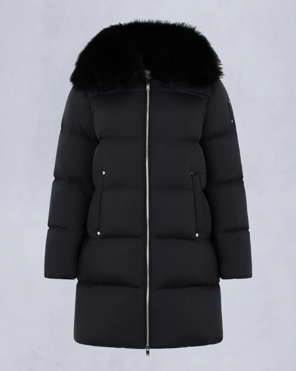 Moose Knuckles - M35LP209S - Belle Dune Long Shearling Trim Puffer - WOMENS -  - GM