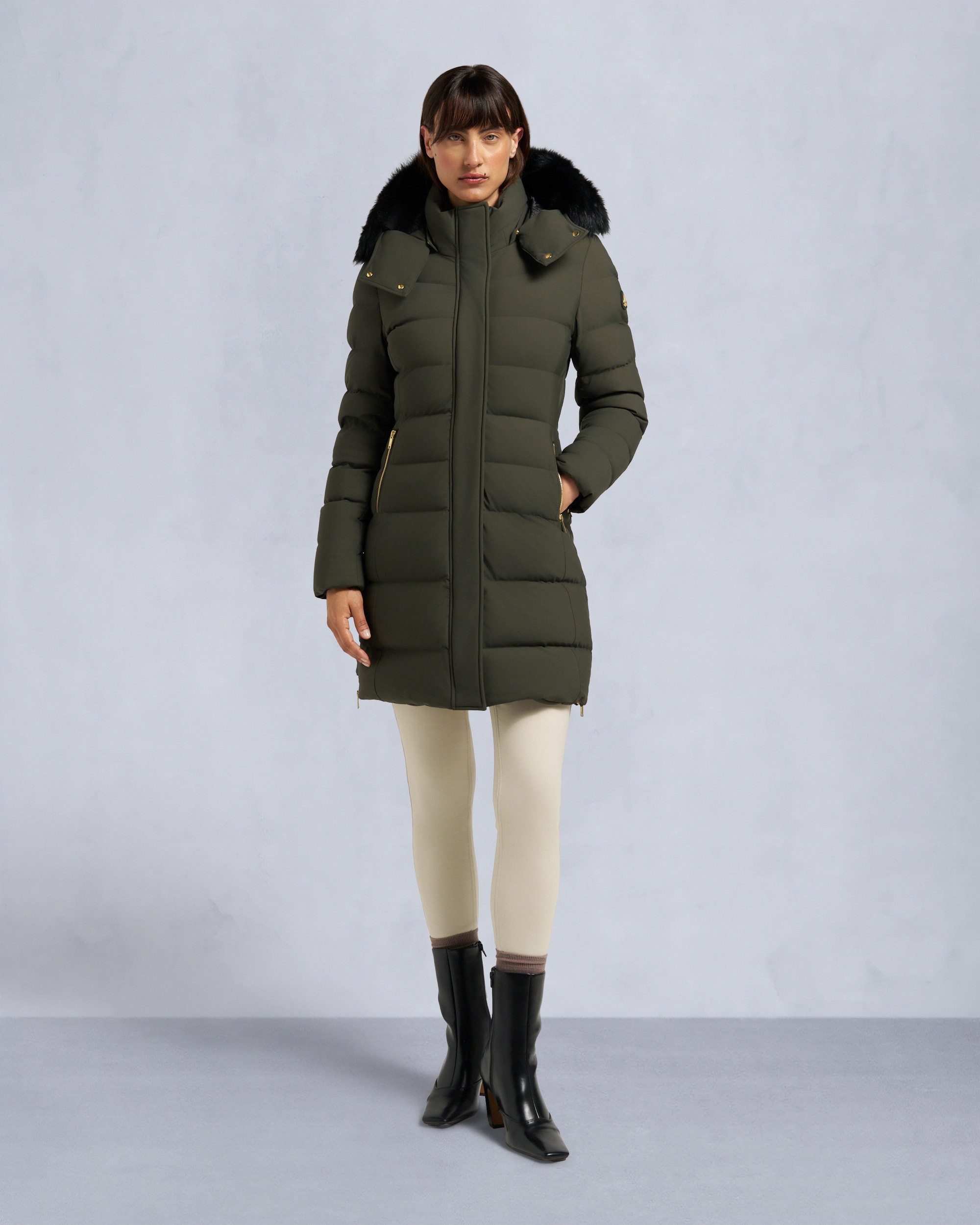 Moose Knuckles - M35LP228GS - Gold Series Nyluxe Watershed 3 Parka - WOMENS -  - Front Category